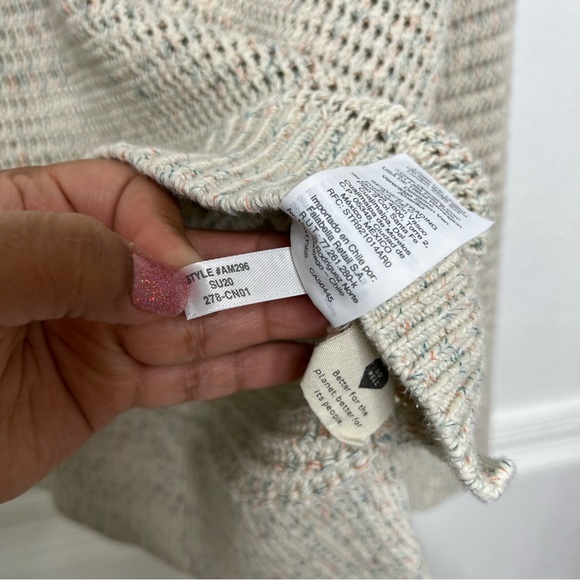 Madewell Rainbow speckled Marled Seville Pullover Sweater size small - Picture 12 of 14